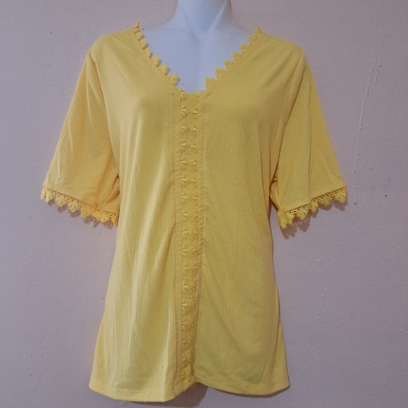 Charter Club Women  Shirts  Size L  Yellow - Picture 1 of 6